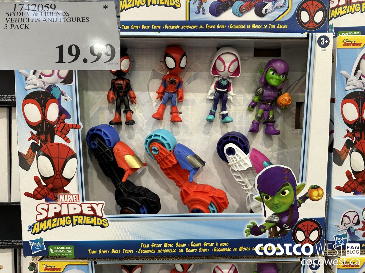 1742059 SPIDEY & FRIENDS VEHICLES AND FIGURES 3 PACK $19.99