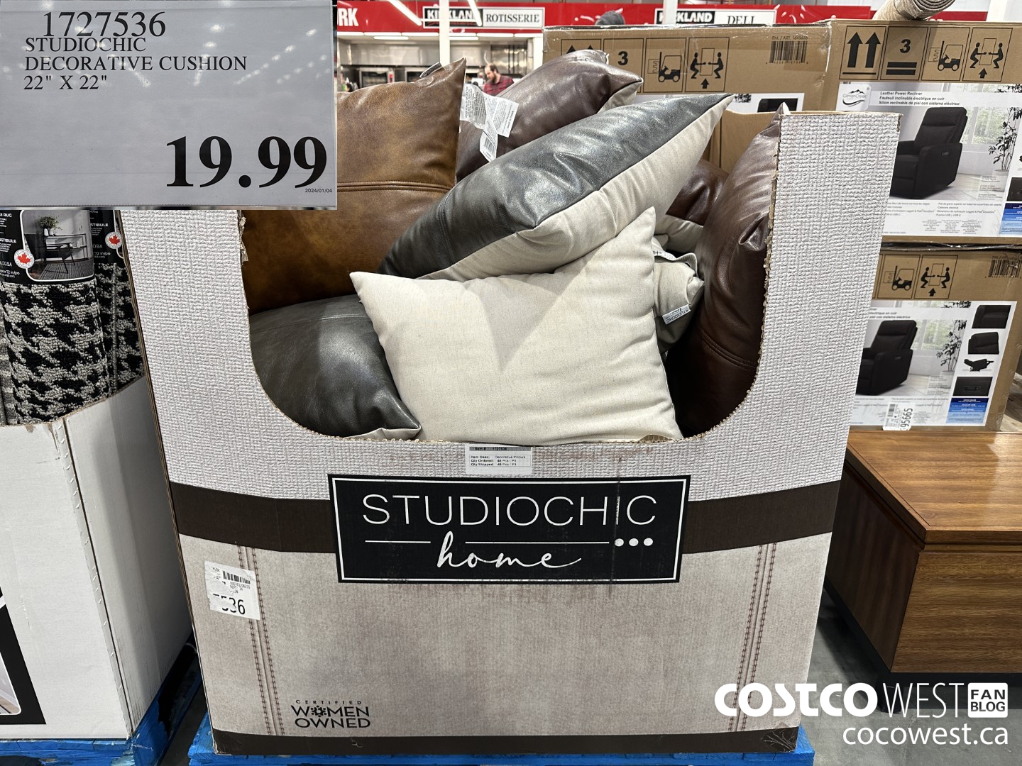 1727536 STUDIOCHIC DECORATIVE CUSHION 22