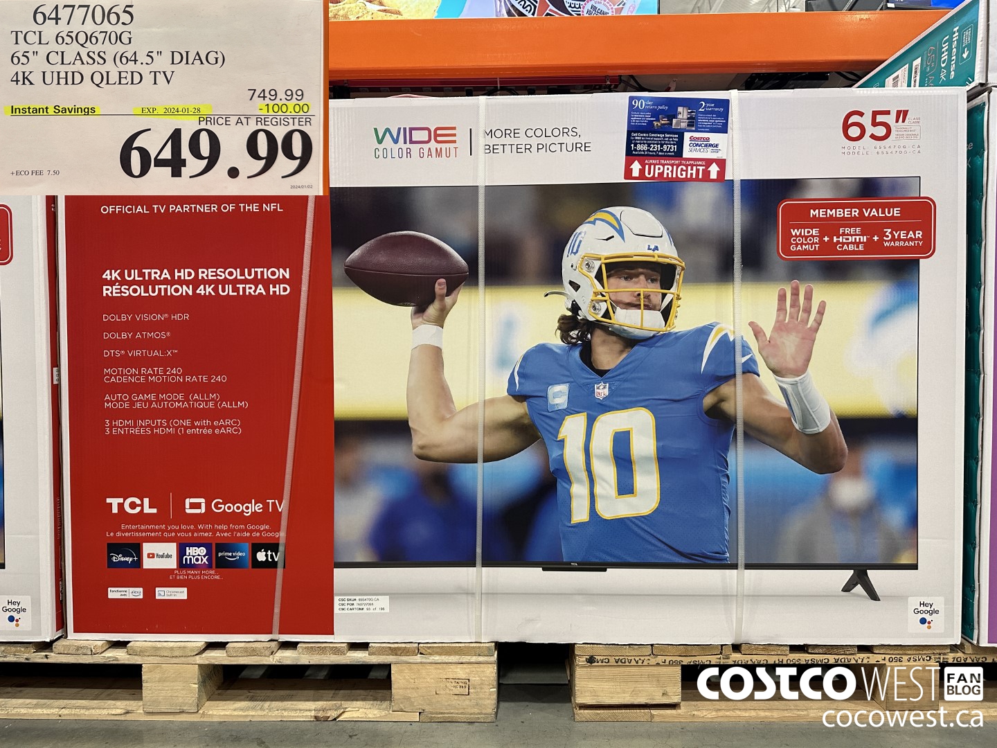 6477065 TCL 65Q670G 65