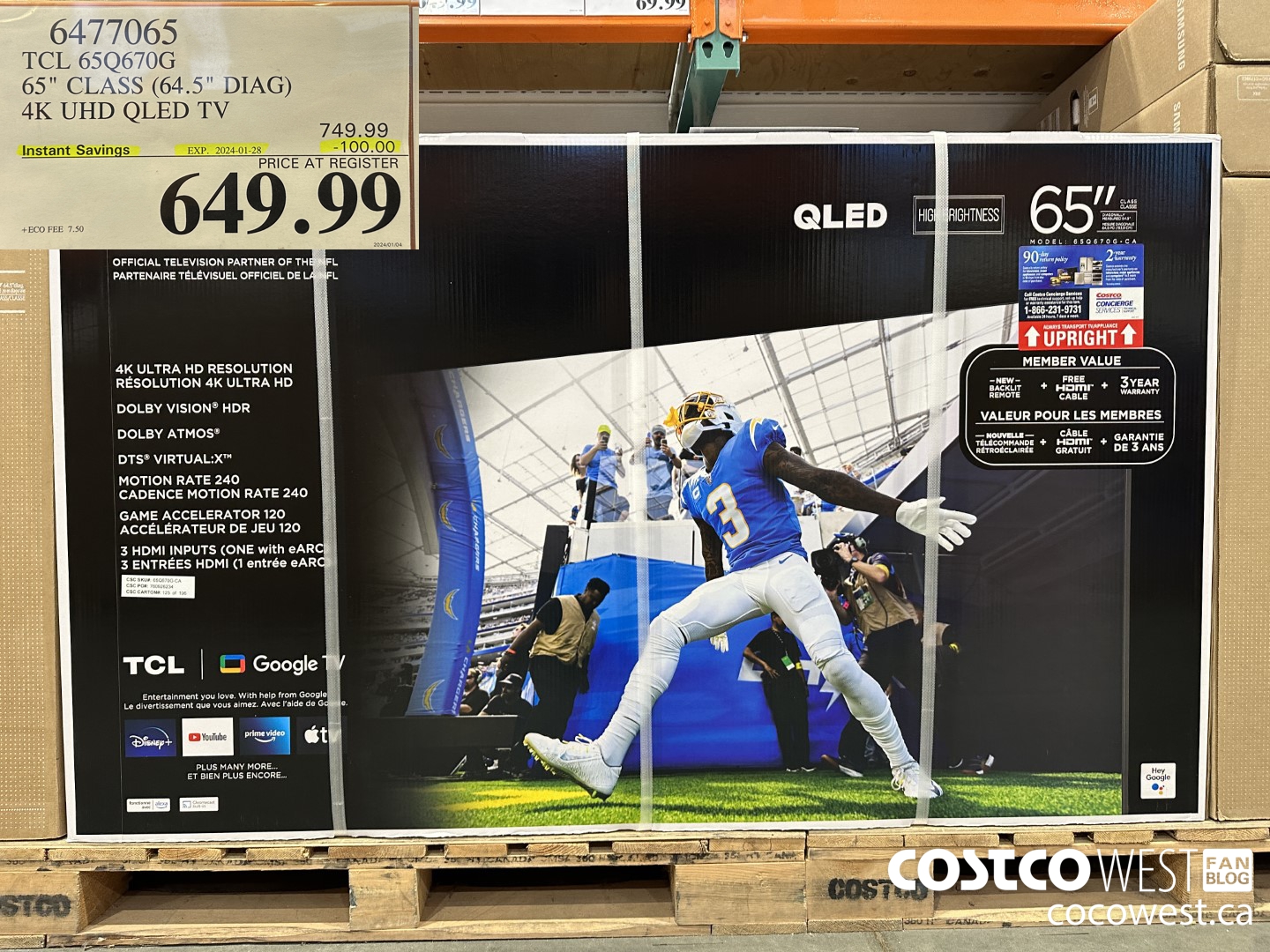 6477065 TCL 65Q670G 65