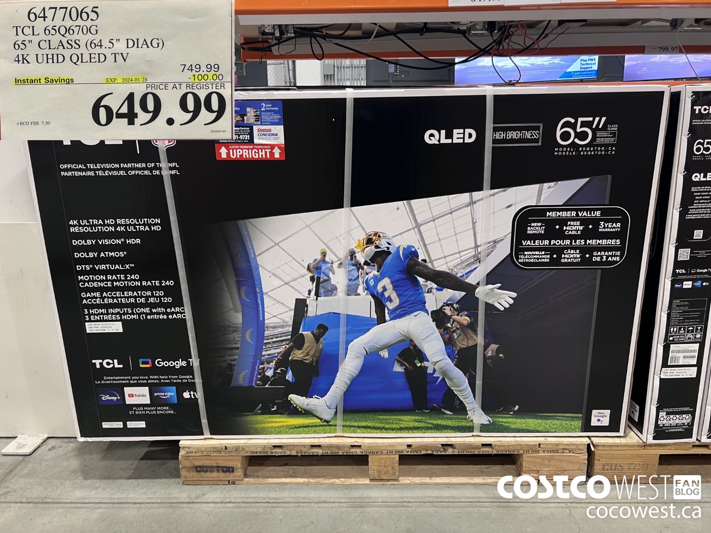 6477065 TCL 65Q670G 65