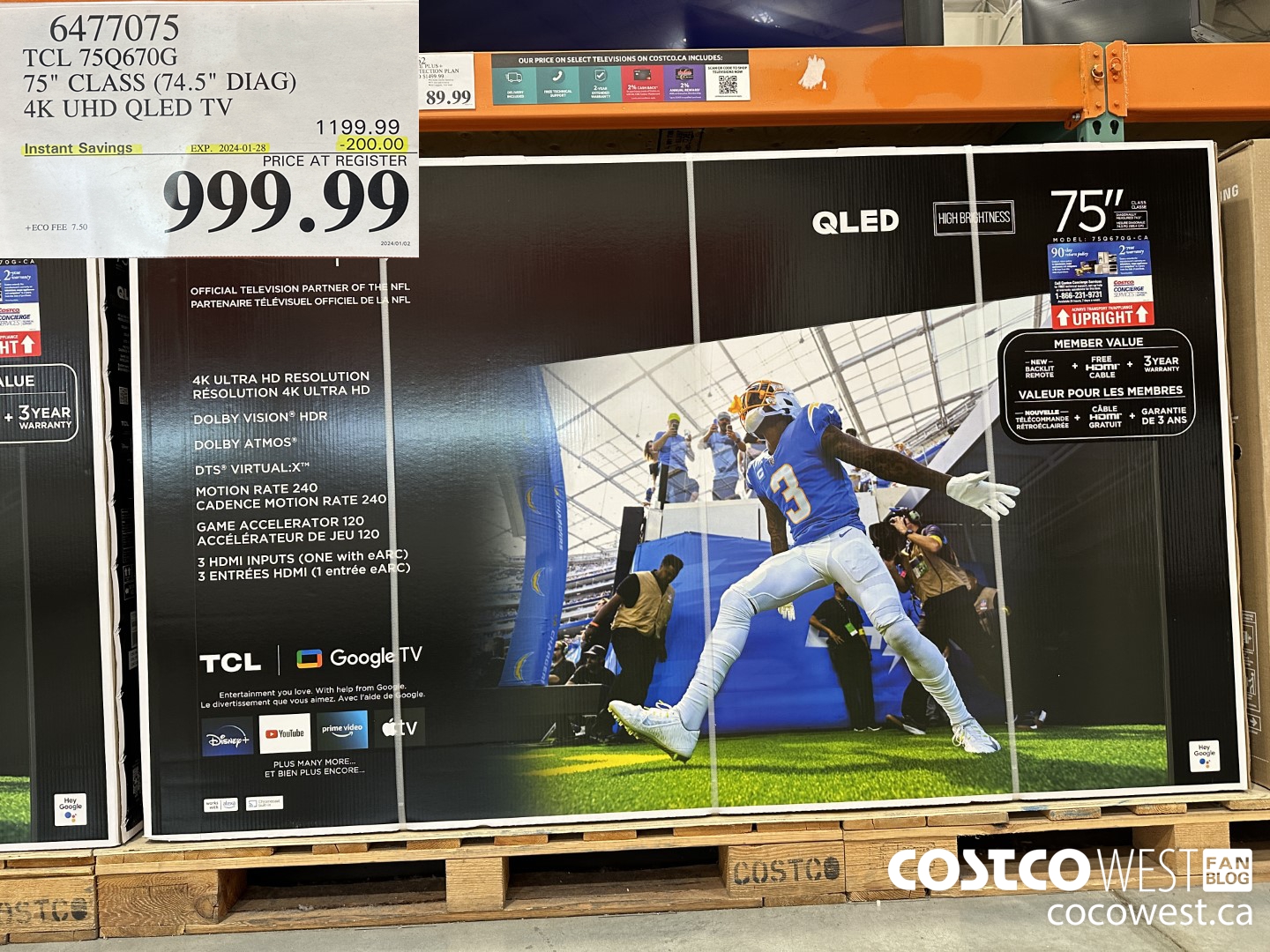 6477075 TCL 75Q670G 75