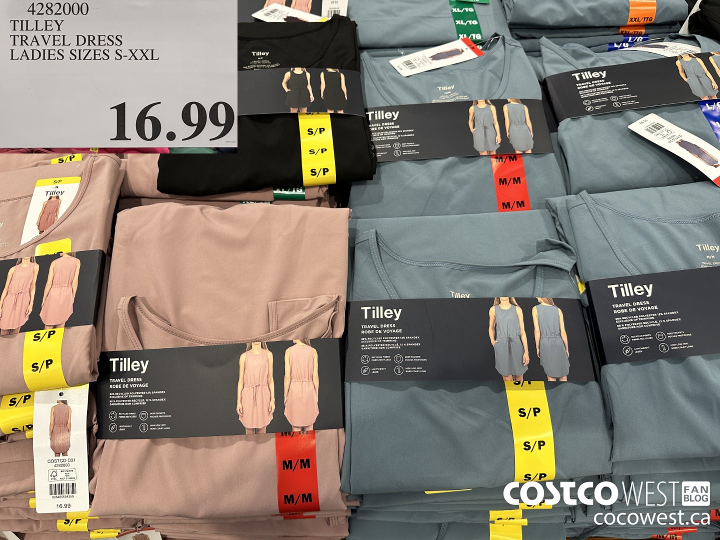 4282000 TILLEY TRAVEL DRESS LADIES SIZES S-XXL $16.99