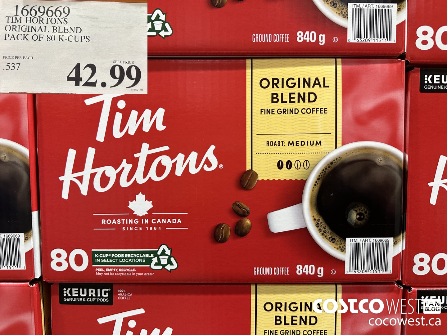 Costco tim hortons outlet k cups