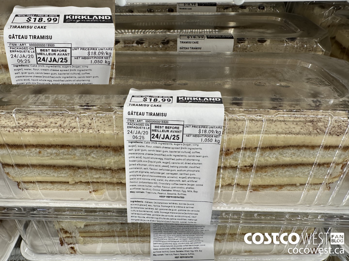 15520 TIRAMISU CAKE $18.99