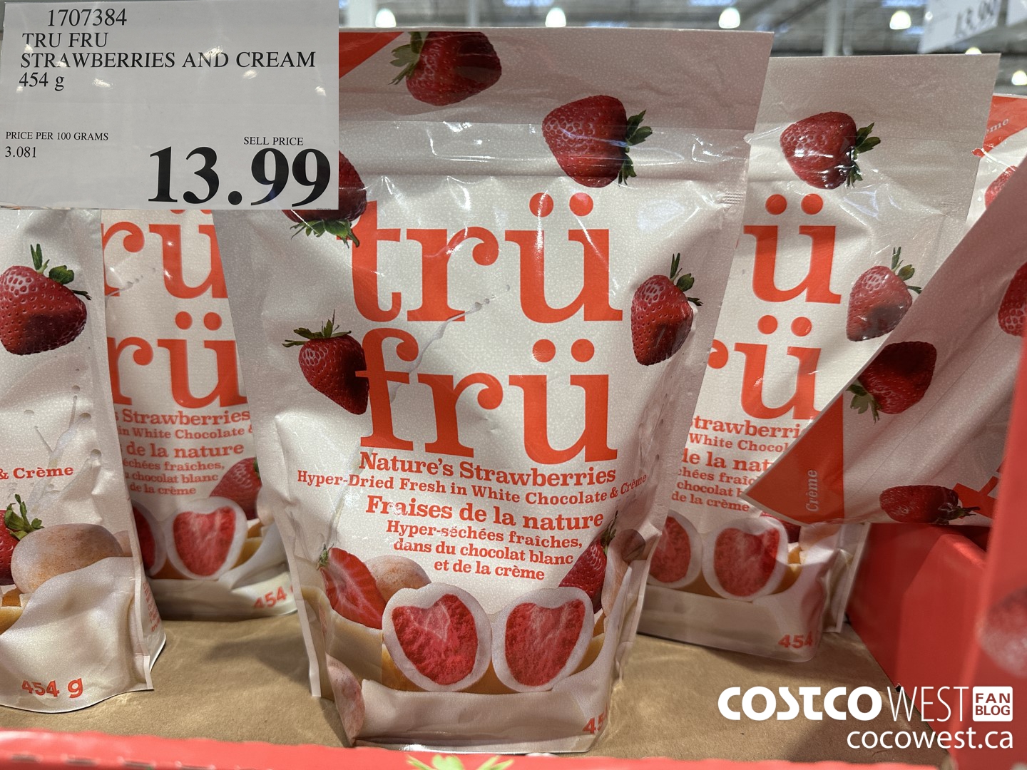 1707384 TRU FRU STRAWBERRIES AND CREAM 454G $13.99