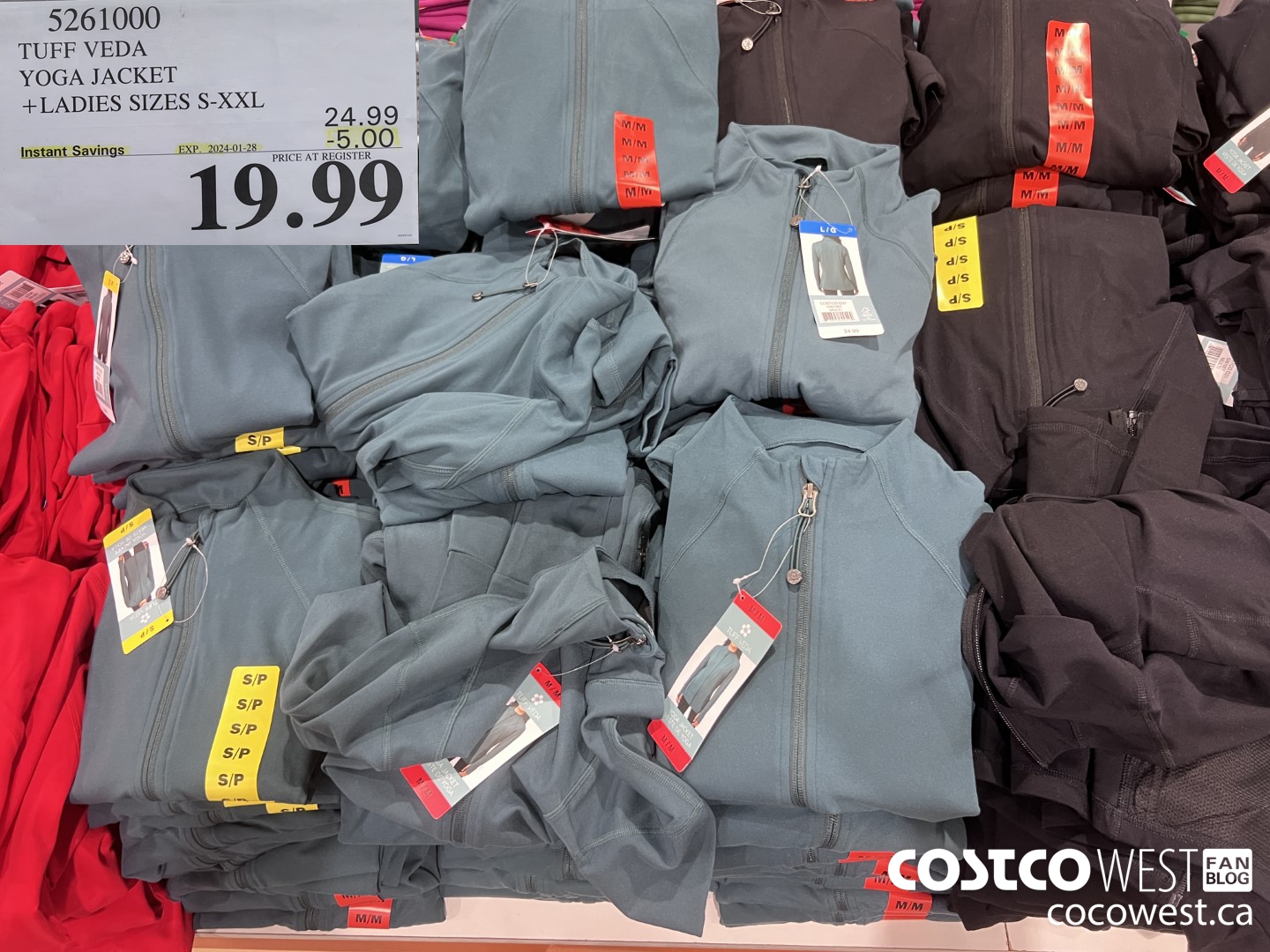 5261000 TUFF VEDA YOGA JACKET LADIES SIZES S-XXL ($5.00 INSTANT SAVINGS EXPIRES ON 2024-01-28) $19.99