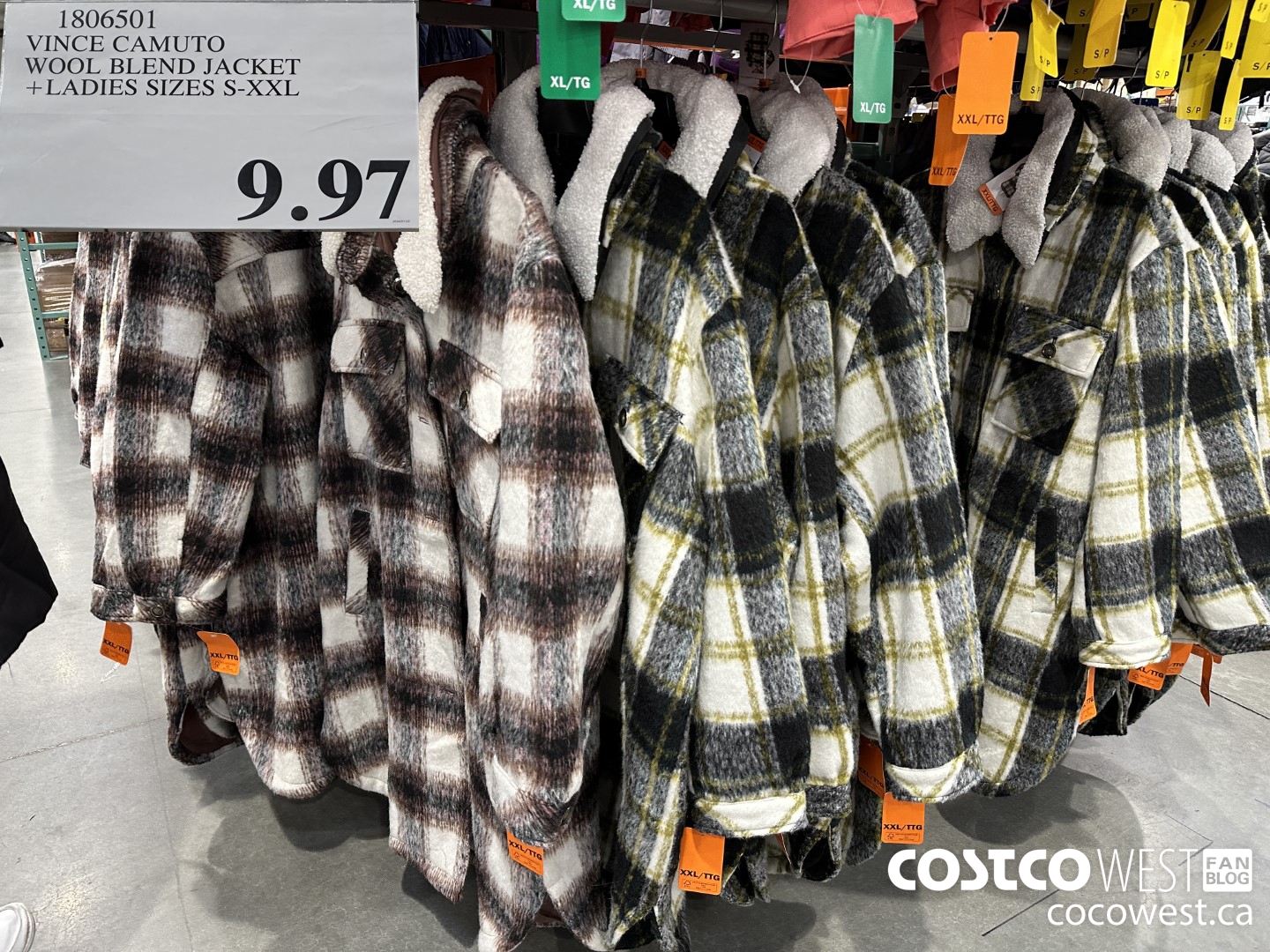 1806501 VINCE CAMUTO WOOL JACKET LADIES SIZES S-XXL $9.97