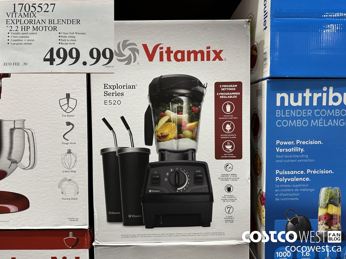 1705527 VITAMIX EXPLORIAN BLENDER 2.2 HP MOTOR $499.99