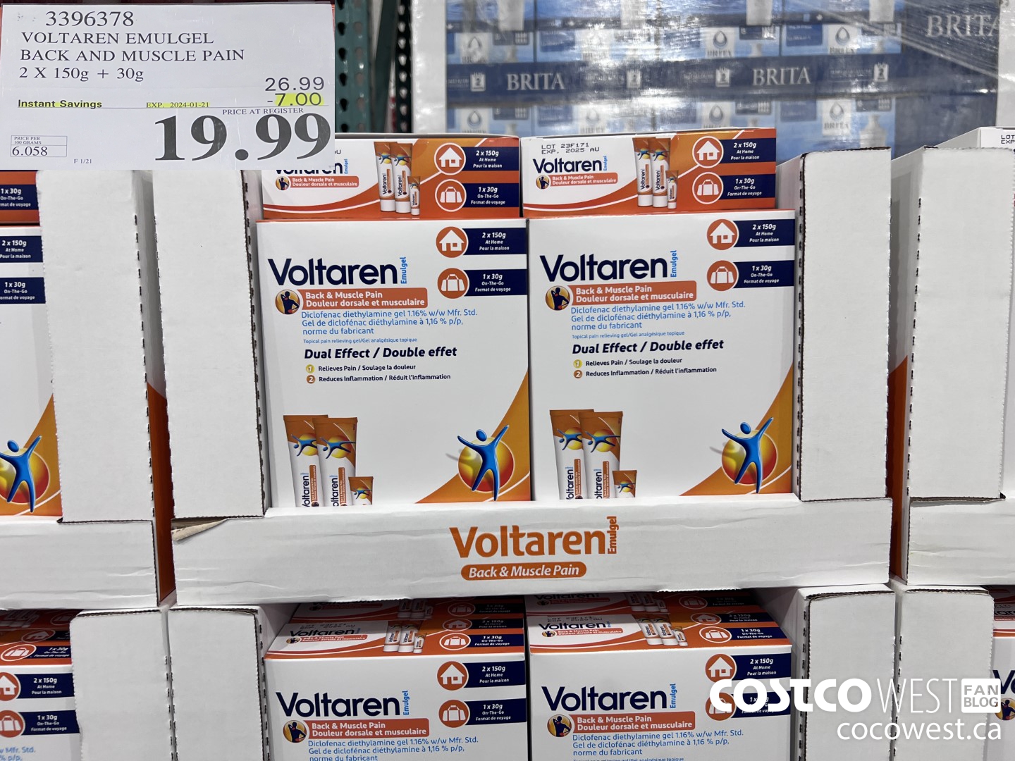 3396378 VOLTAREN EMULGEL BACK AND MUSCLE PAIN 2 X 150g + 30g ($7.00 INSTANT SAVINGS EXPIRES ON 2024-01-21) $19.99