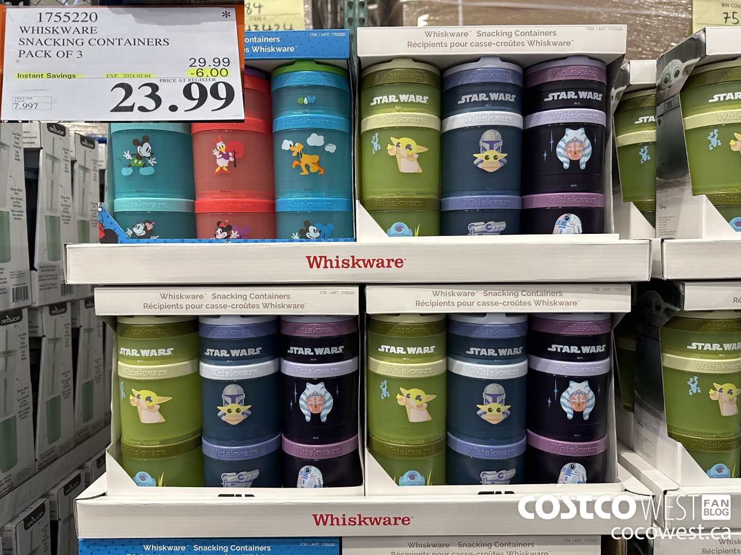 1755220 WHISKWARE SNACKING CONTAINERS PACK OF 3 ($6.00 INSTANT SAVINGS EXPIRES ON 2024-02-04) $23.99