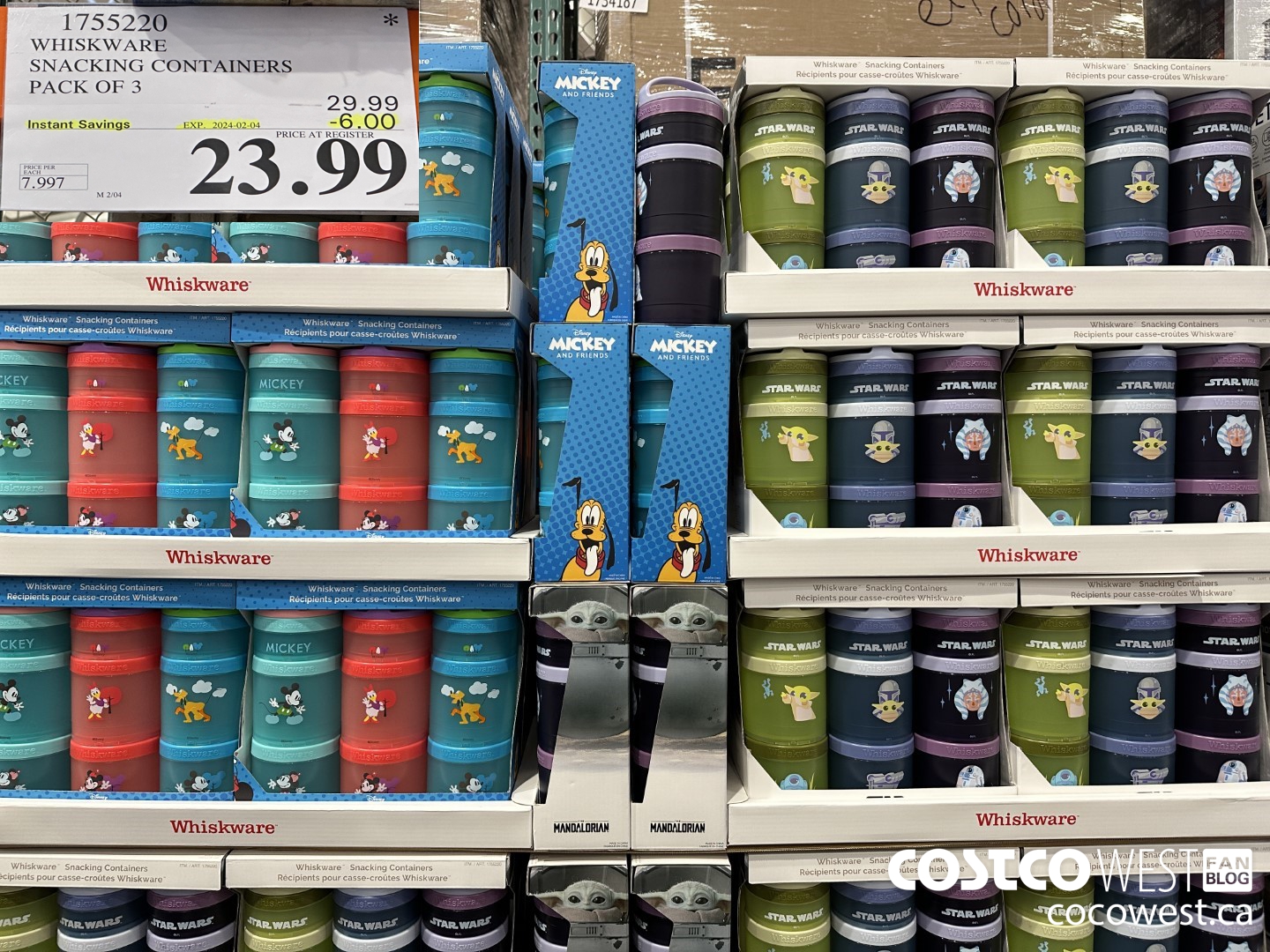 1755220 WHISKWARE SNACKING CONTAINERS PACK OF 3 ($6.00 INSTANT SAVINGS EXPIRES ON 2024-02-04) $23.99