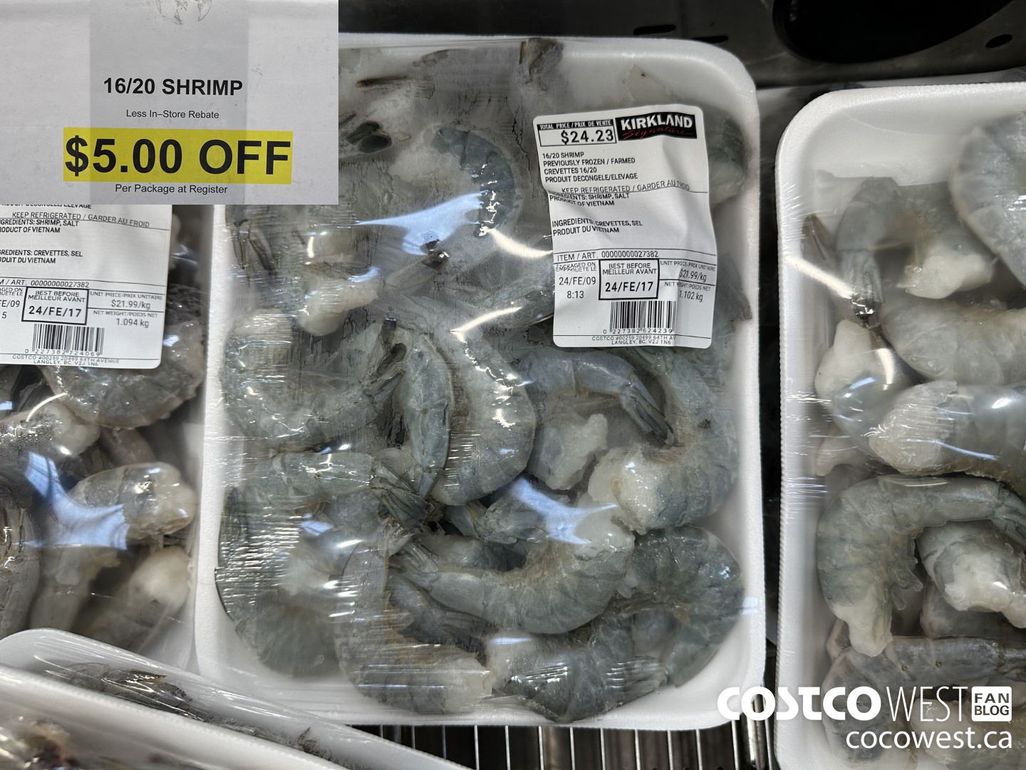 27363 16/20 SHRIMP ($5.00 INSTANT SAVINGS)