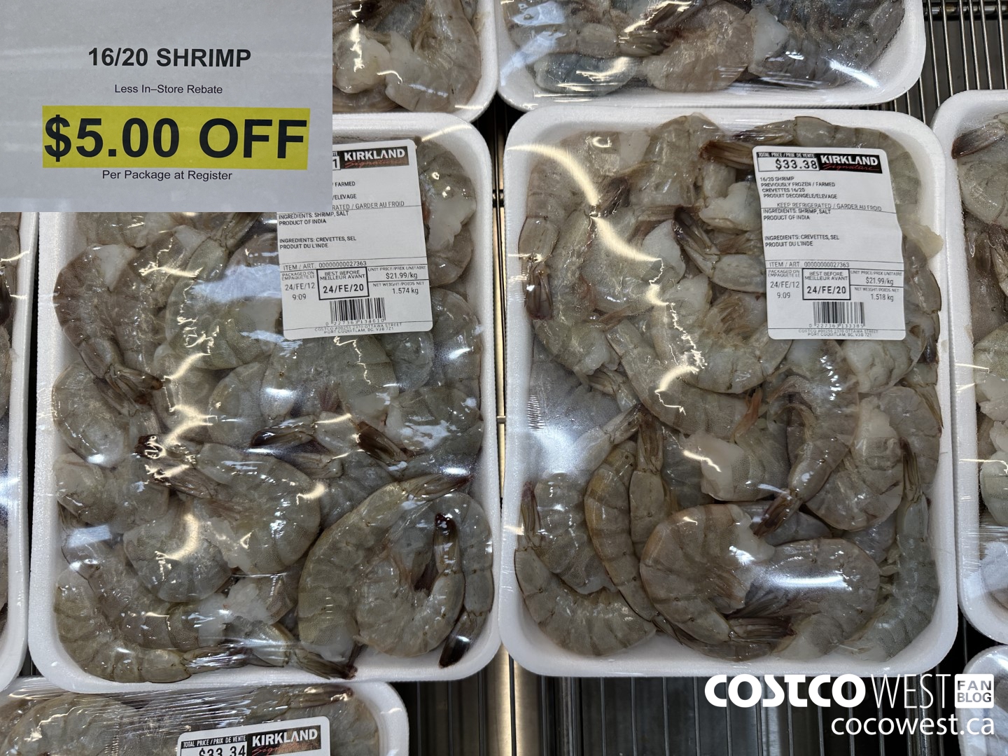 27363 16/20 SHRIMP ($5.00 INSTANT SAVINGS)