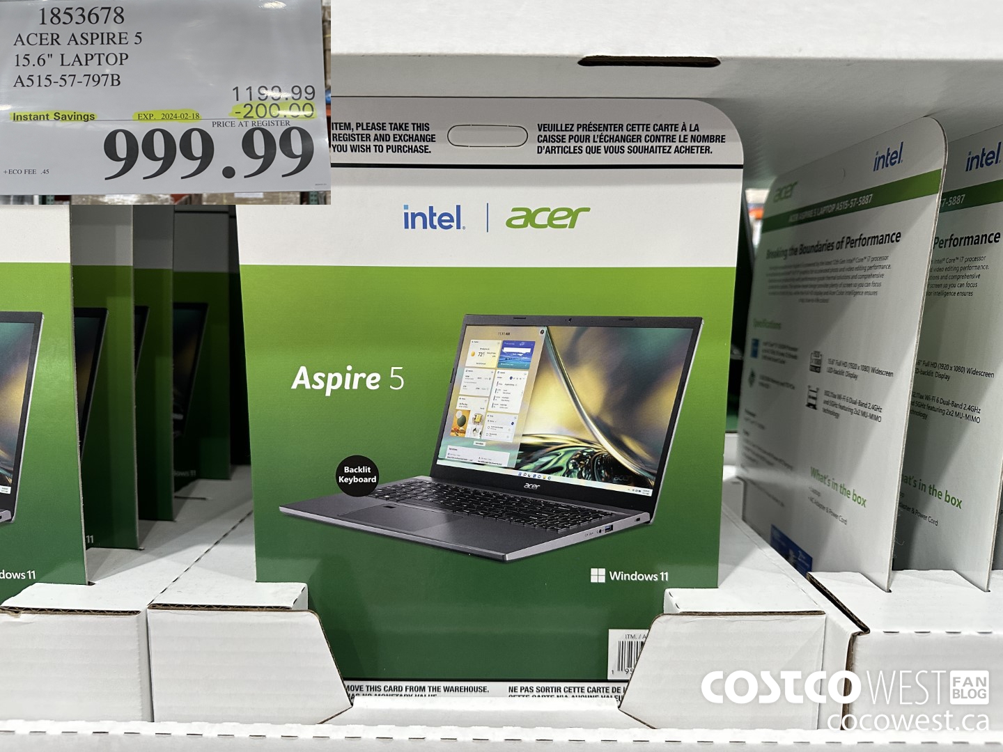 1853678 ACER ASPIRE 5 15.6