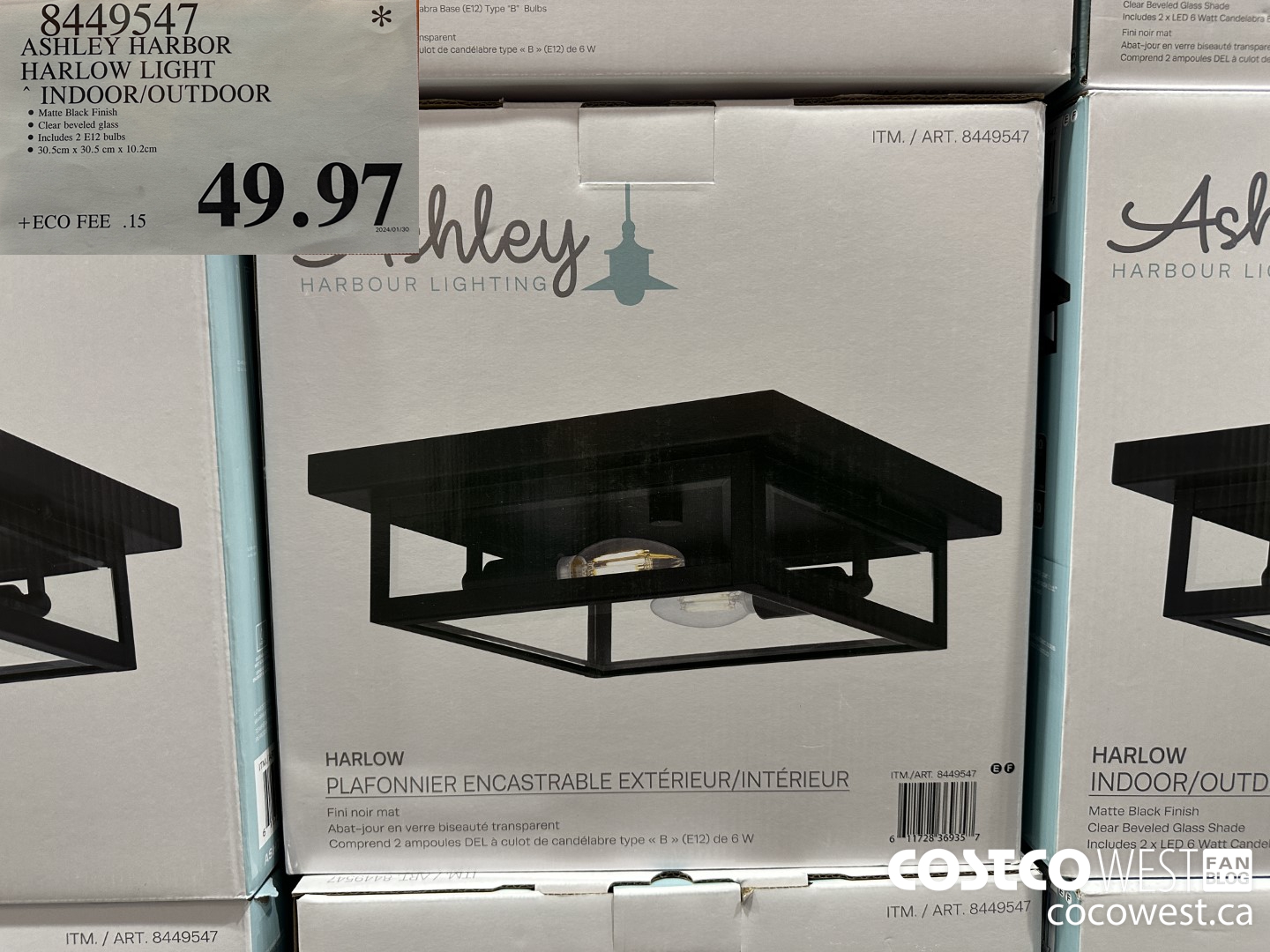 8449547 ASHLEY HARBOR HARLOW INDOOR/OUTDOOR $49.97