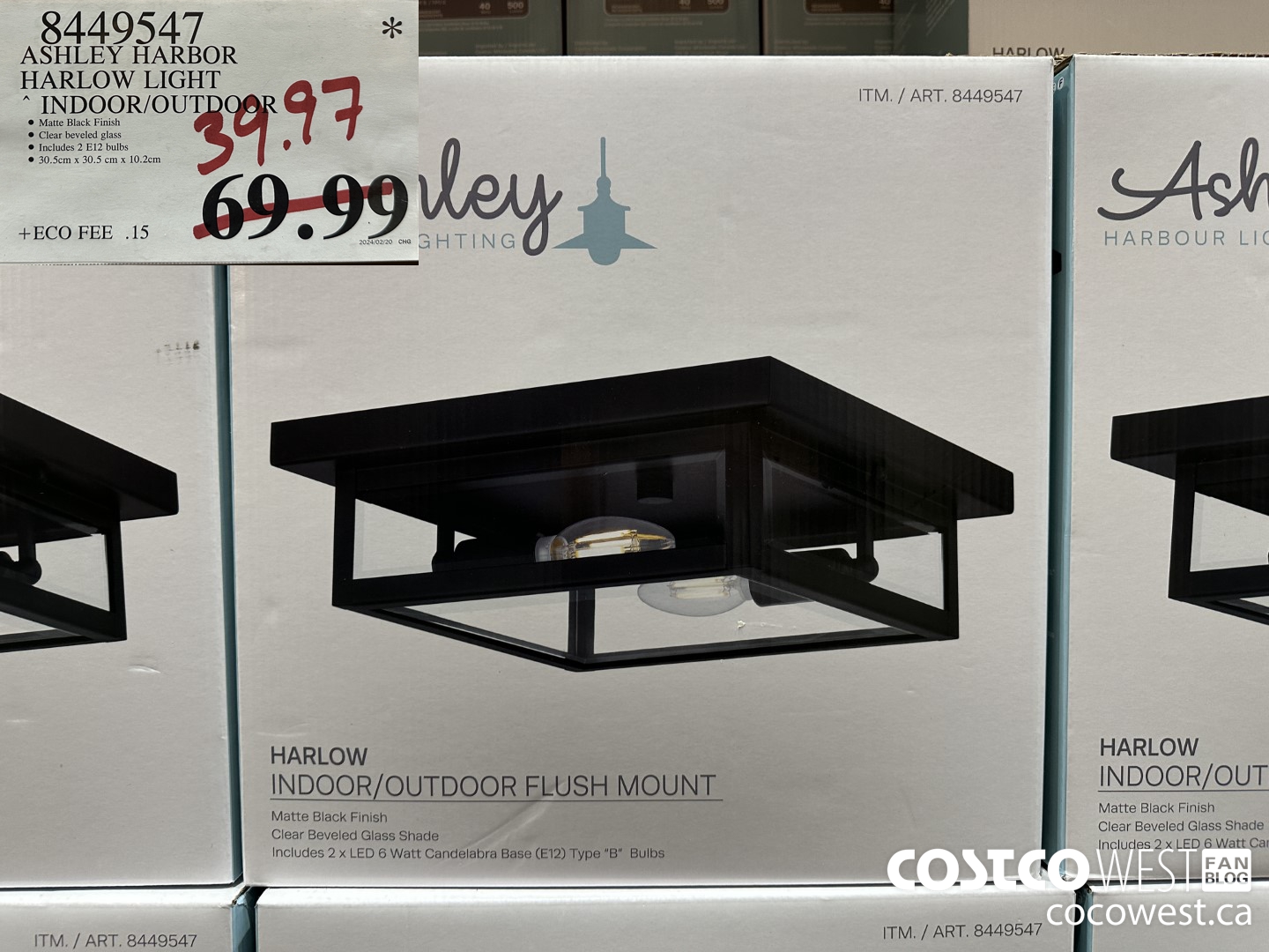 8449547 ASHLEY HARBOR HARLOW INDOOR/OUTDOOR $39.97