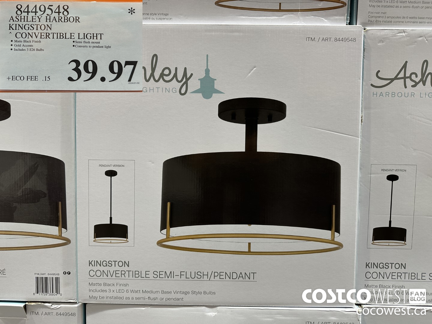 8449548 ASHLEY HARBOR KINGSTON CONVERTIBLE LIGHT $39.97