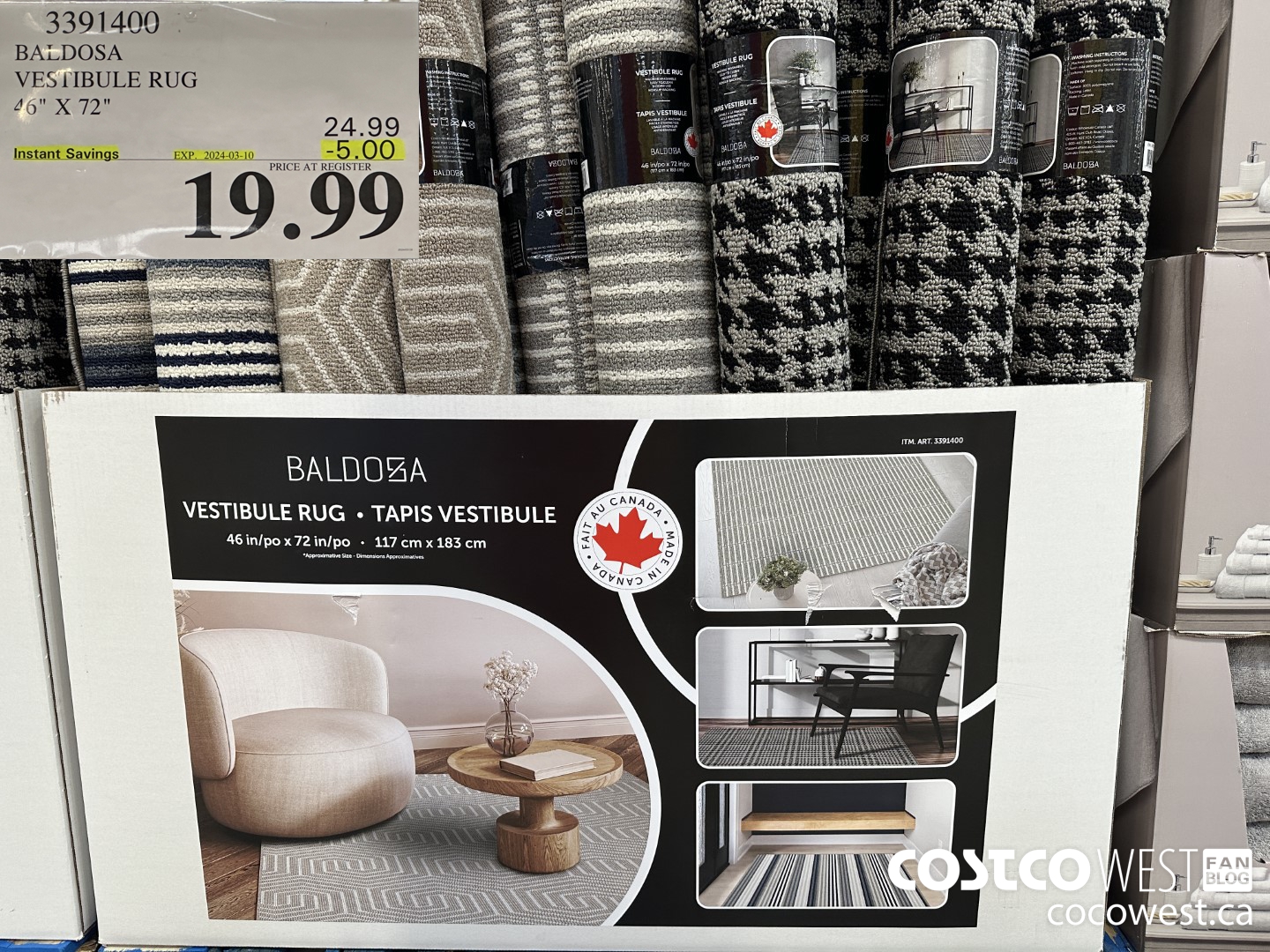 3391400 BALDOSA VESTIBULE RUG 46