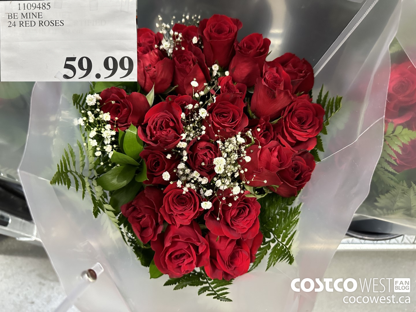 1109485 BE MINE 24 RED ROSES $59.99