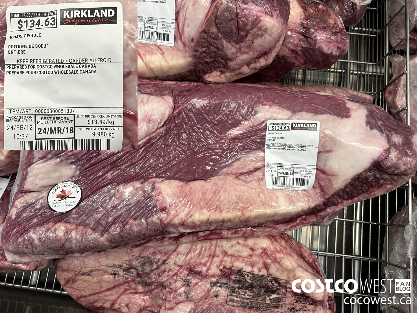 51337 BRISKET WHOLE $13.49