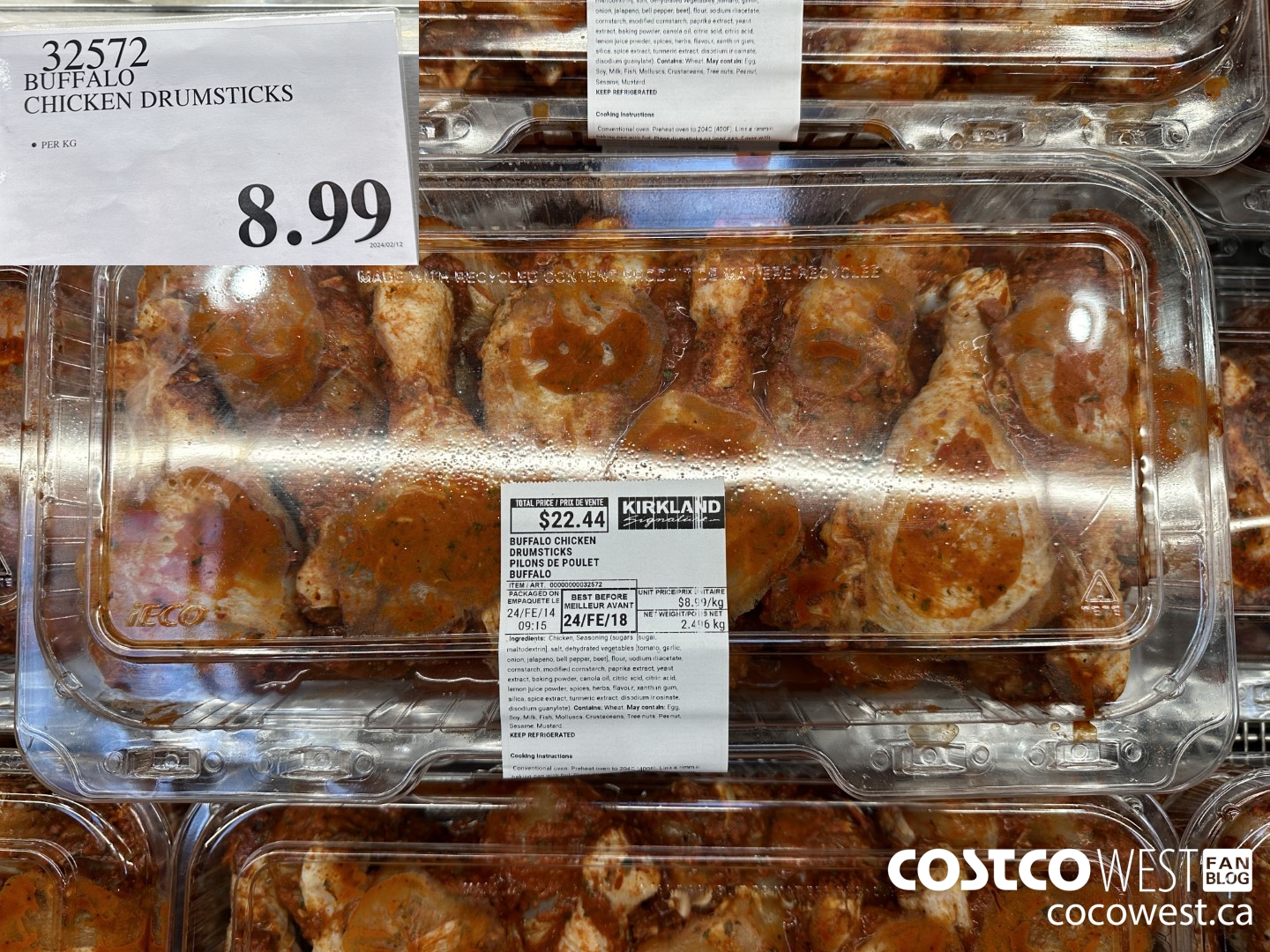 32572 BUFFALO CHICKEN DRUMSTICKS $8.99