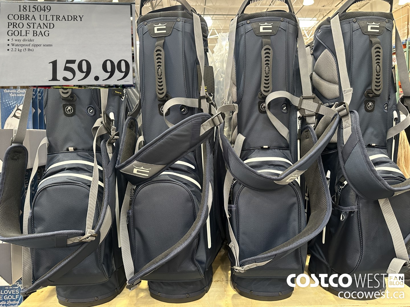 1815049 COBRA ULTRADRY PRO STAND GOLF BAG $159.99