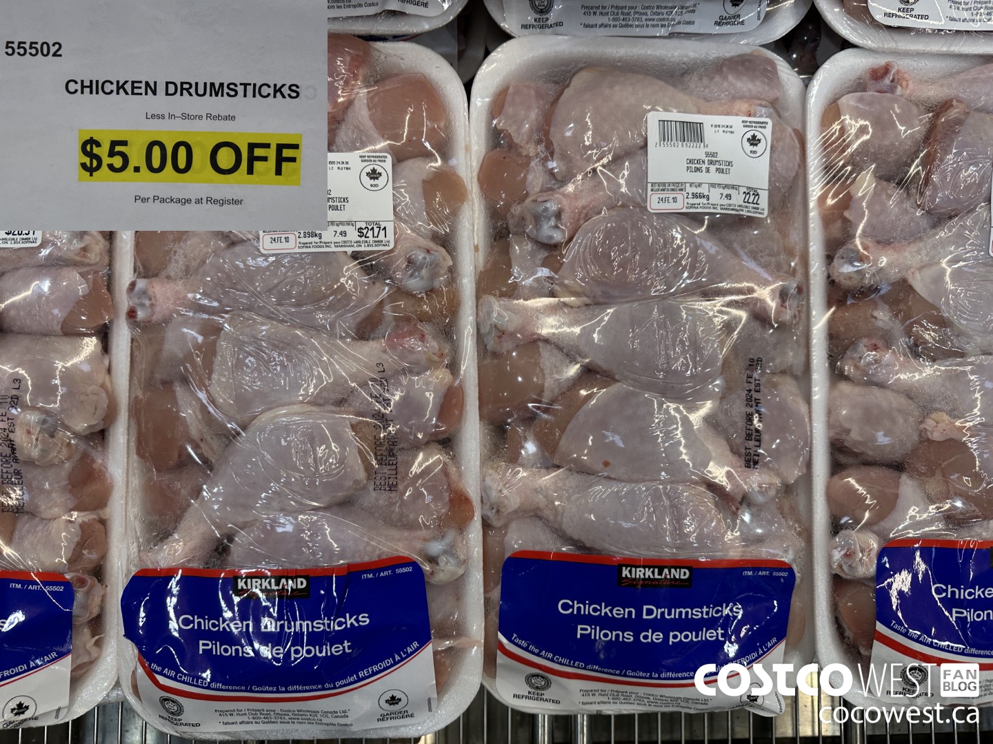 55502 Chicken Drumsticks  ($5.00 INSTANT SAVINGS)