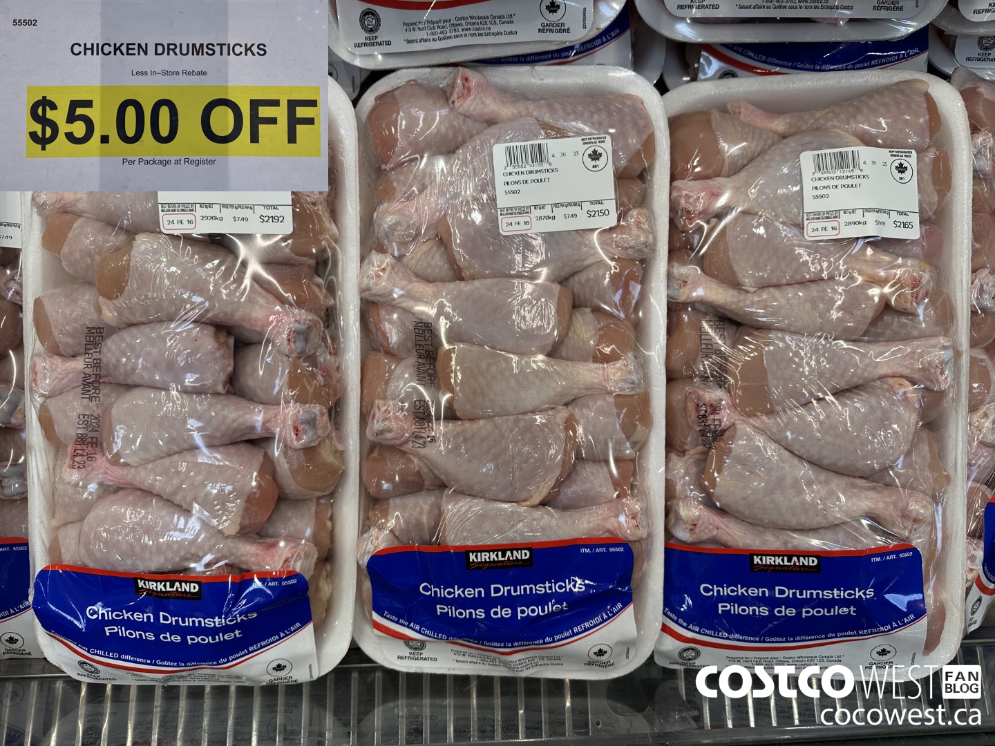 55502 Chicken Drumsticks  ($5.00 INSTANT SAVINGS)