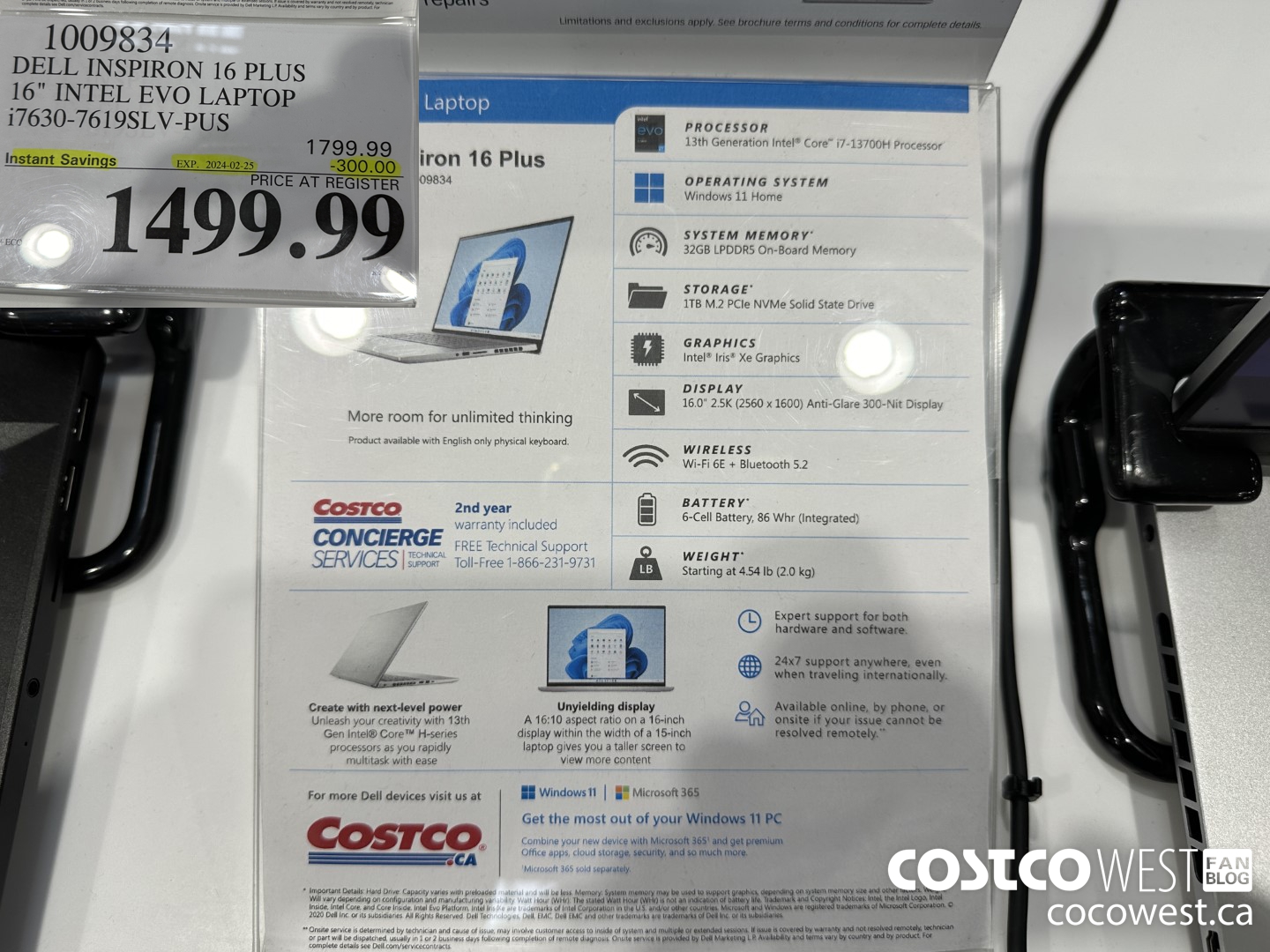 1009834 DELL INSPIRON 16 PLUS 16