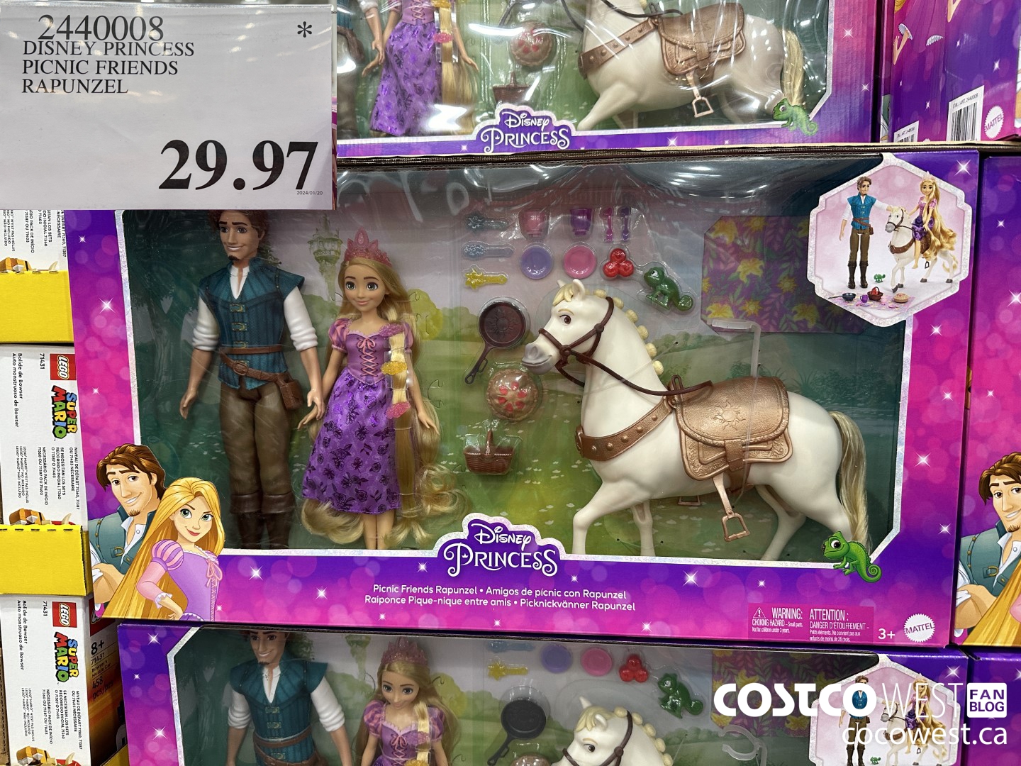 2440008 DISNEY PRINCESS PICNIC FRIENDS RAPUNZEL $29.97