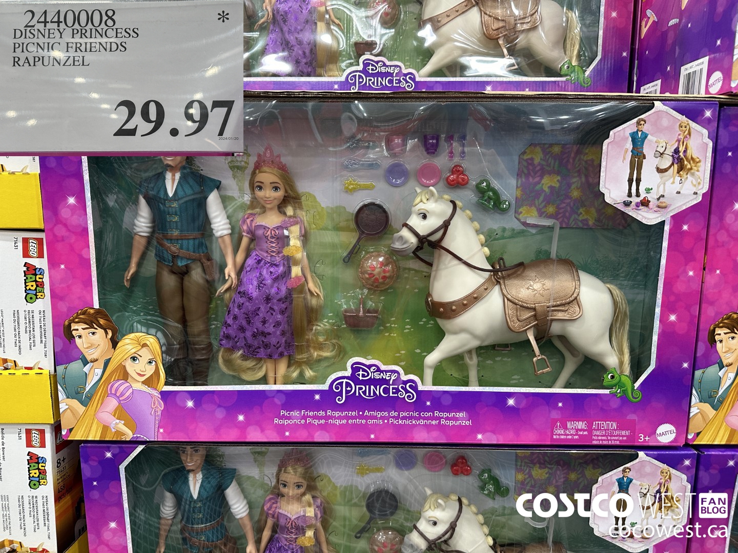 2440008 DISNEY PRINCESS PICNIC FRIENDS RAPUNZEL $29.97