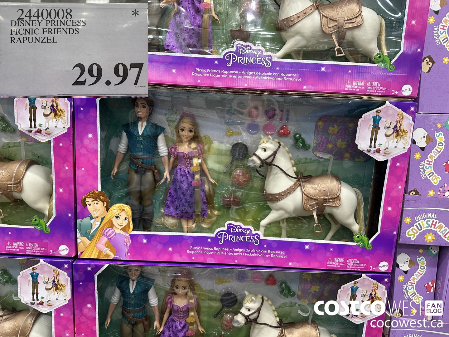 2440008 DISNEY PRINCESS PICNIC FRIENDS RAPUNZEL $29.97