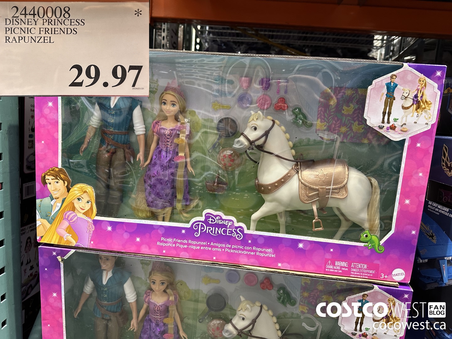 2440008 DISNEY PRINCESS PICNIC FRIENDS RAPUNZEL $29.97