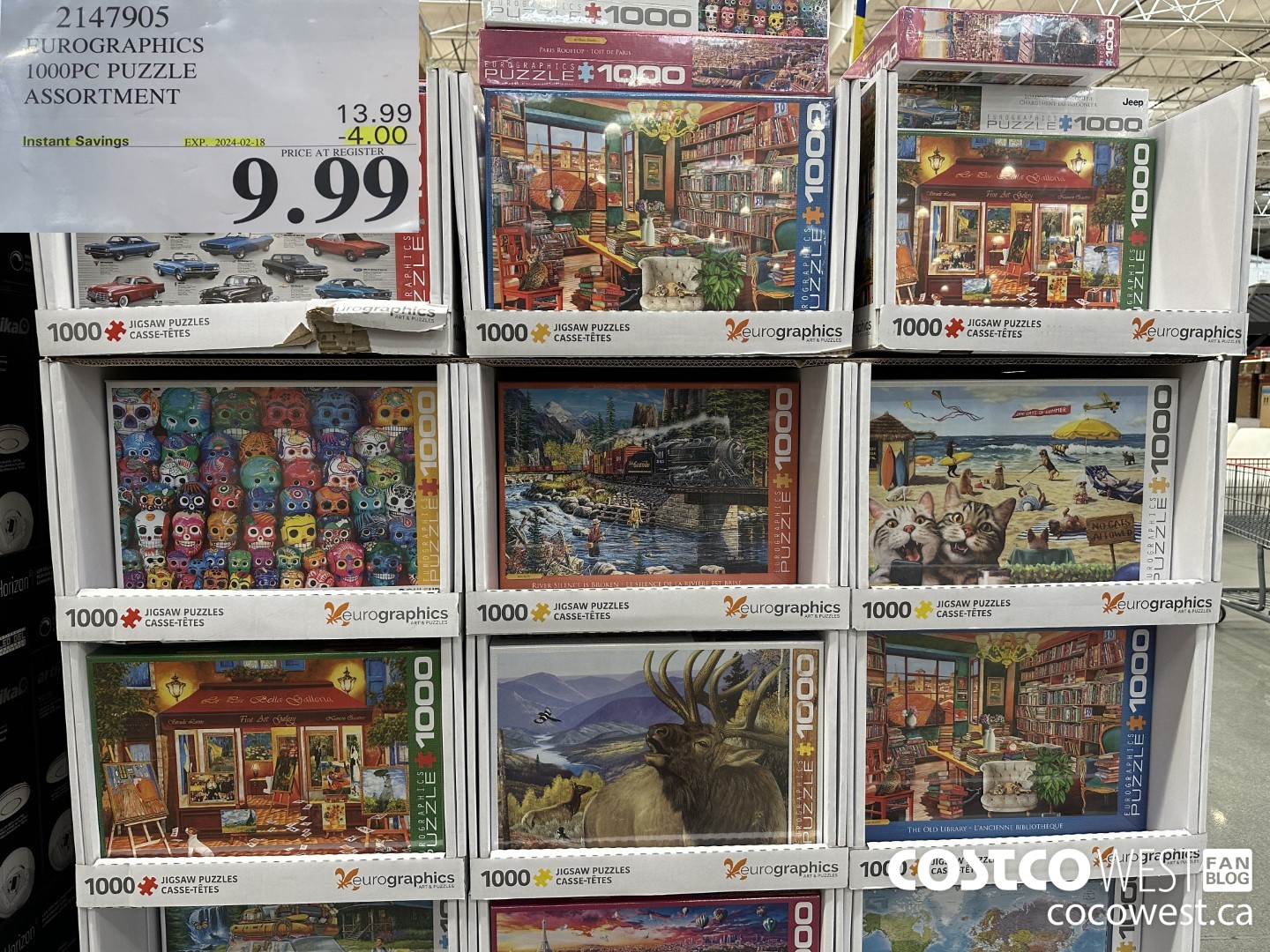 2147905 EUROGRAPHICS 1000PC PUZZLE ASSORTMENT ($4.00 INSTANT SAVINGS EXPIRES ON 2024-02-18) $9.99