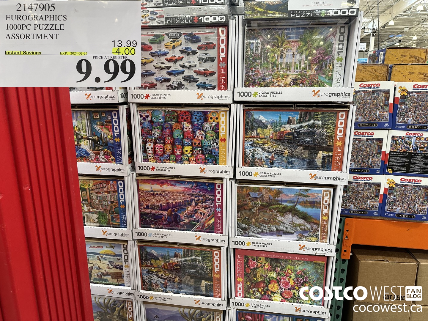 2147905 EUROGRAPHICS 1000PC PUZZLE ASSORTMENT ($4.00 INSTANT SAVINGS EXPIRES ON 2024-02-25) $9.99