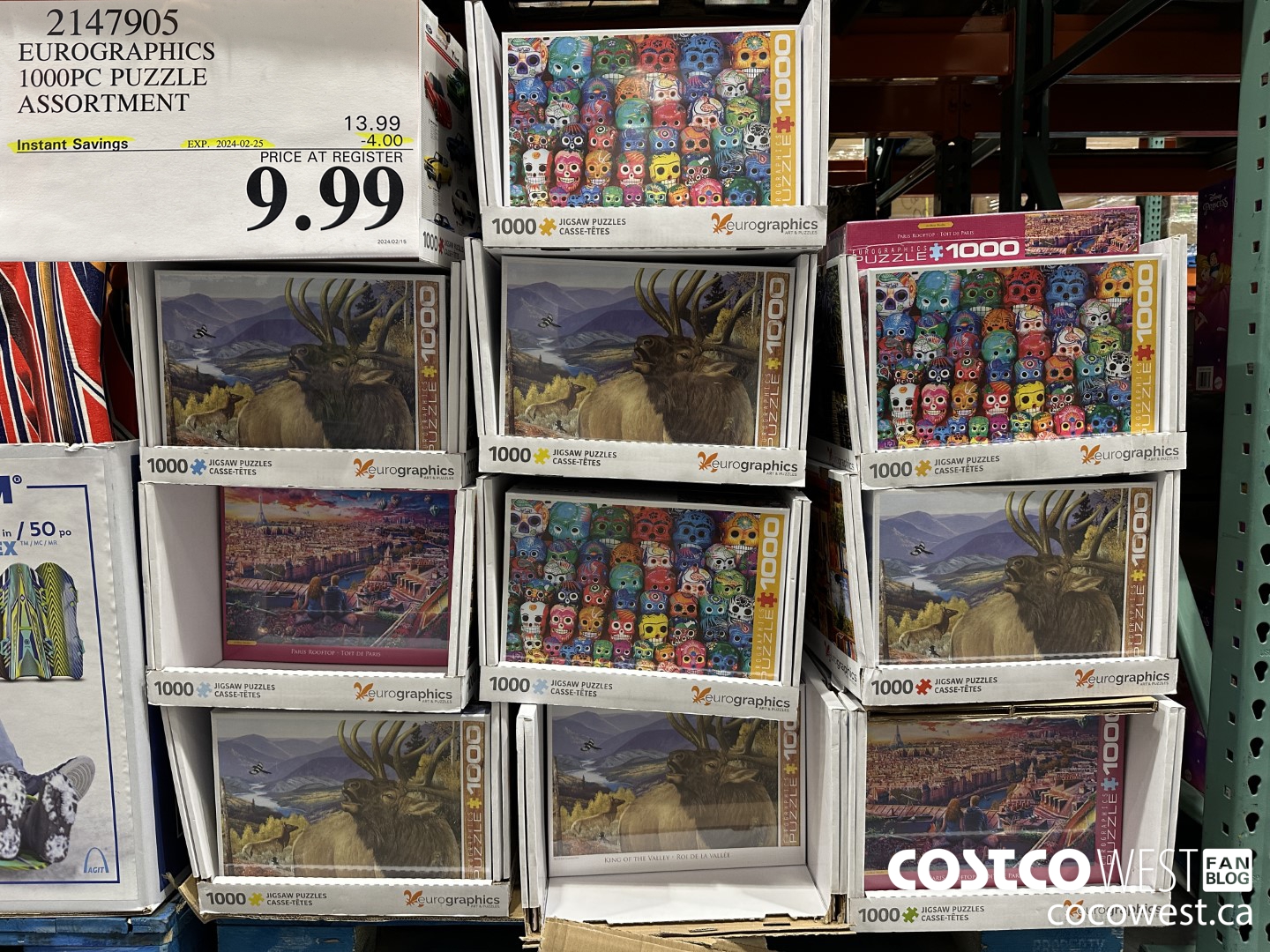 2147905 EUROGRAPHICS 1000PC PUZZLE ASSORTMENT ($4.00 INSTANT SAVINGS EXPIRES ON 2024-02-25) $9.99