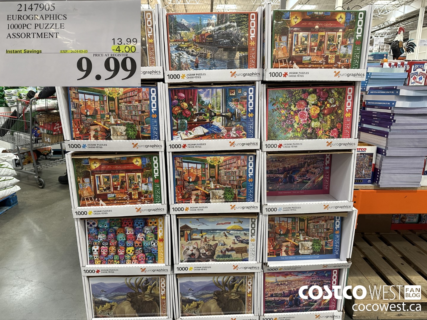 2147905 EUROGRAPHICS 1000PC PUZZLE ASSORTMENT ($4.00 INSTANT SAVINGS EXPIRES ON 2024-03-03) $9.99