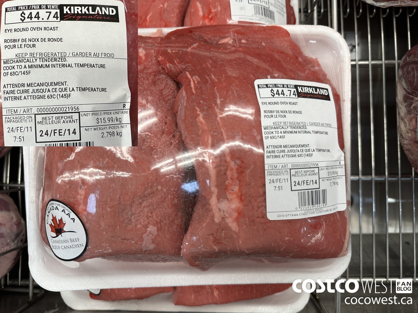 21956 EYE ROUND OVEN ROAST $15.99