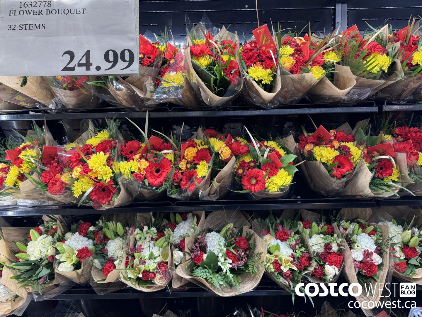 1632778 FLOWER BOUQUET 32 STEMS $24.99