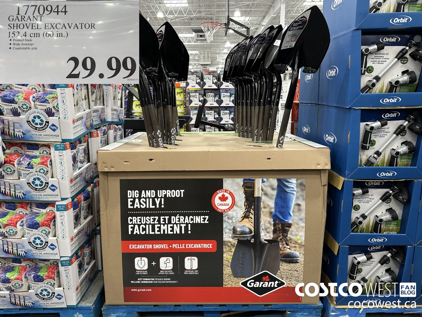 1770944 GARANT SHOVEL EXCAVATOR 152.4 CM (60 IN.) $29.99