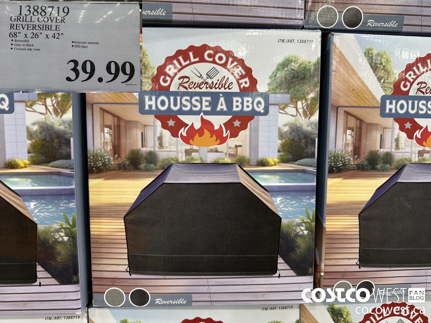 1388719 GRILL COVER REVERSIBLE 68