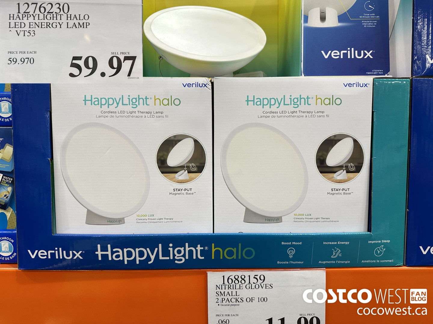 1276230 HAPPYLIGHT HALO LED ENERGY LAMP VT53 $59.97
