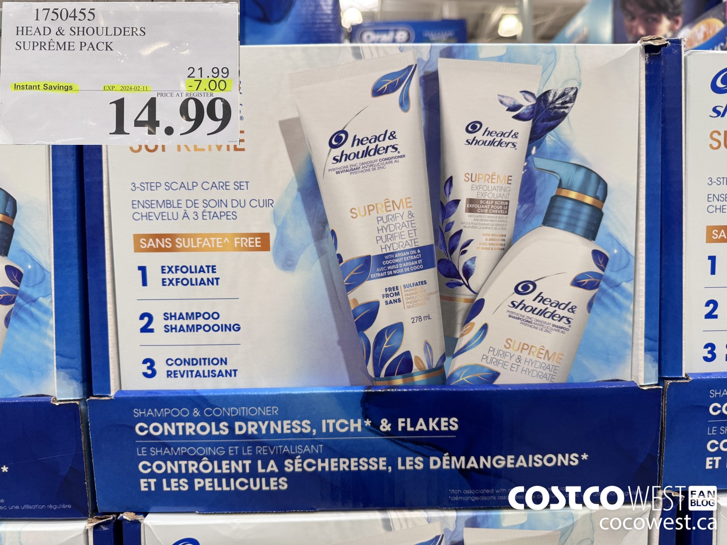 1750455 HEAD & SHOULDERS SUPREME PACK ($7.00 INSTANT SAVINGS EXPIRES ON 2024-02-11) $14.99