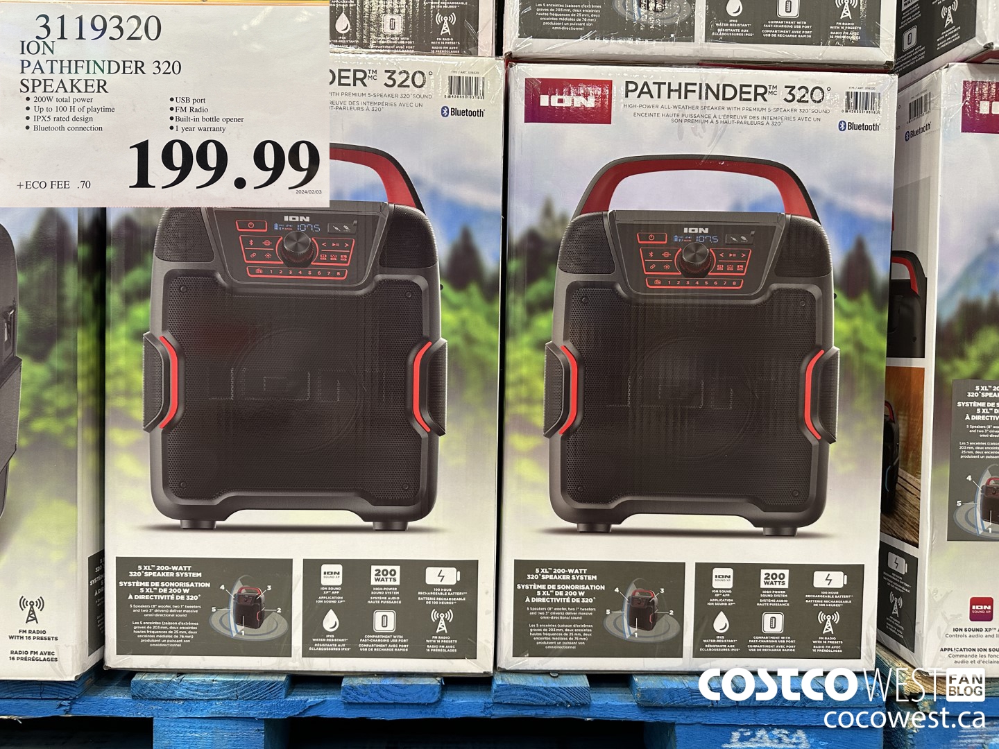 3119320 ION PATHFINDER 320 SPEAKER $199.99