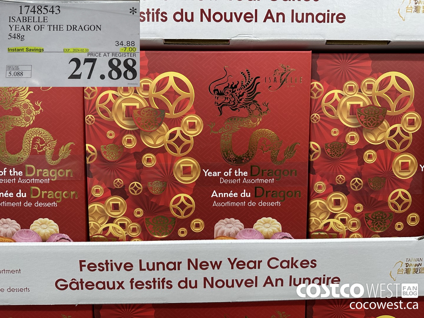 1748543 ISABELLE YEAR OF THE DRAGON 548G ($7.00 INSTANT SAVINGS EXPIRES ON 2024-02-10) $27.88