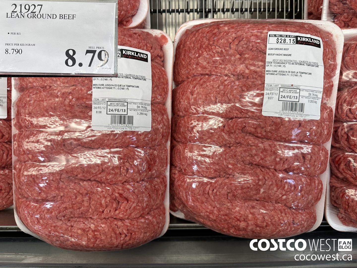 21927 LEAN GROUND BEEF $8.79