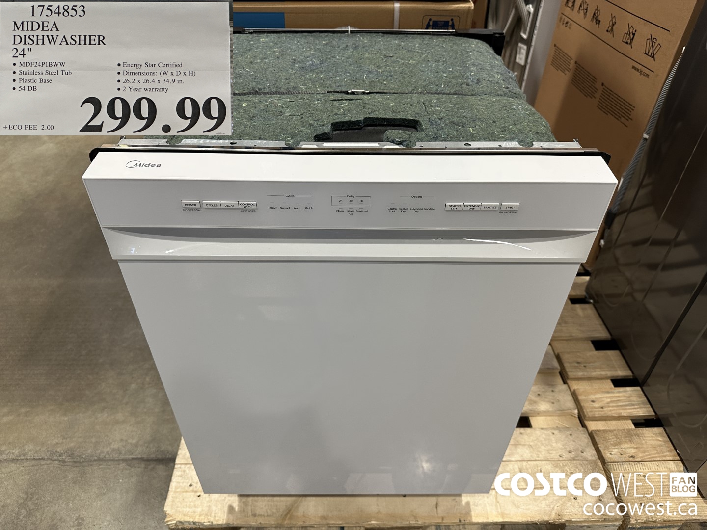 1754853 MIDEA DISHWASHER 24