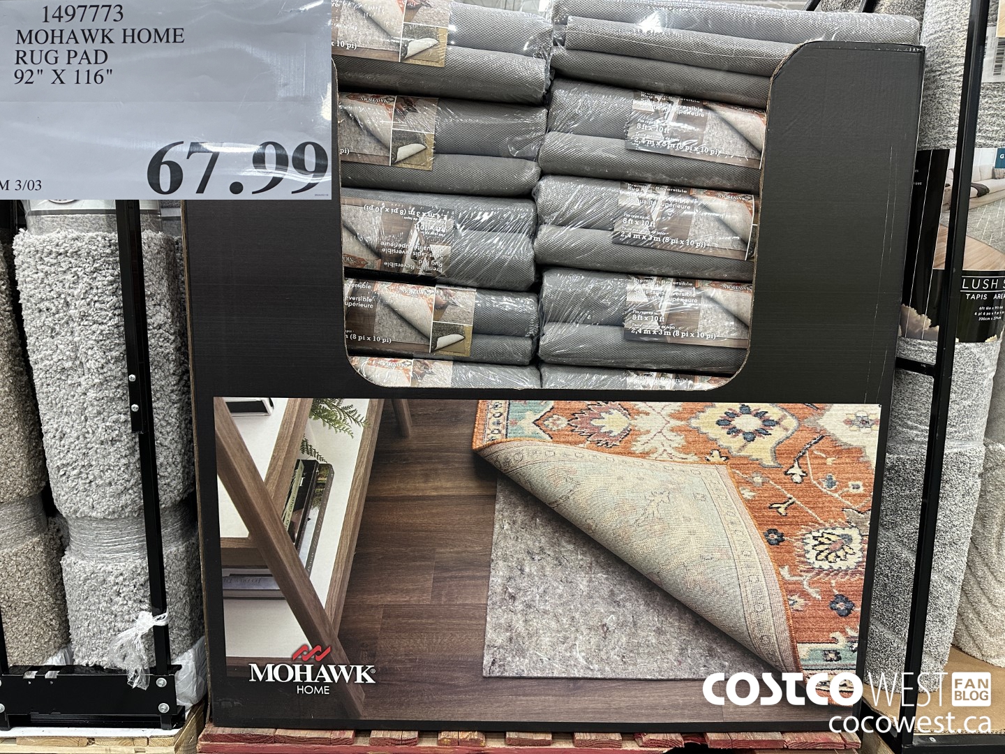 1497773 MOHAWK HOME RUG PAD 92