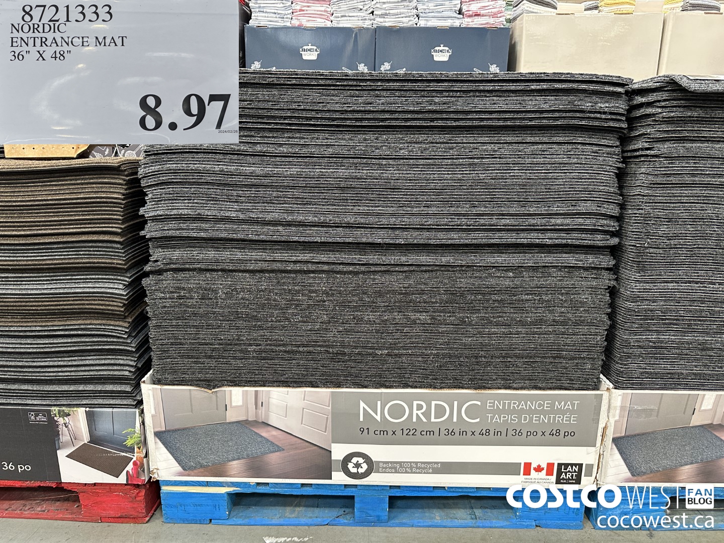 8721333 NORDIC ENTRANCE MAT 36